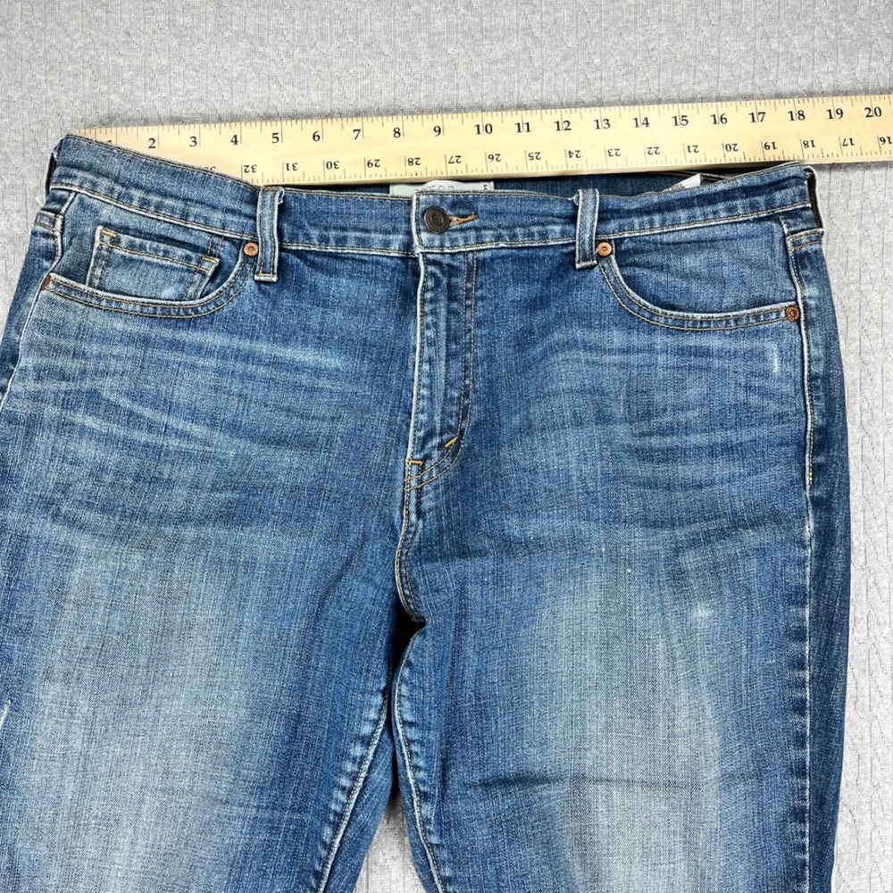 Levi's 515 Boot Cut Jeans Women 16/36X30 Medium Wash Blue Flap Pocket high-rise - Picture 7 of 16